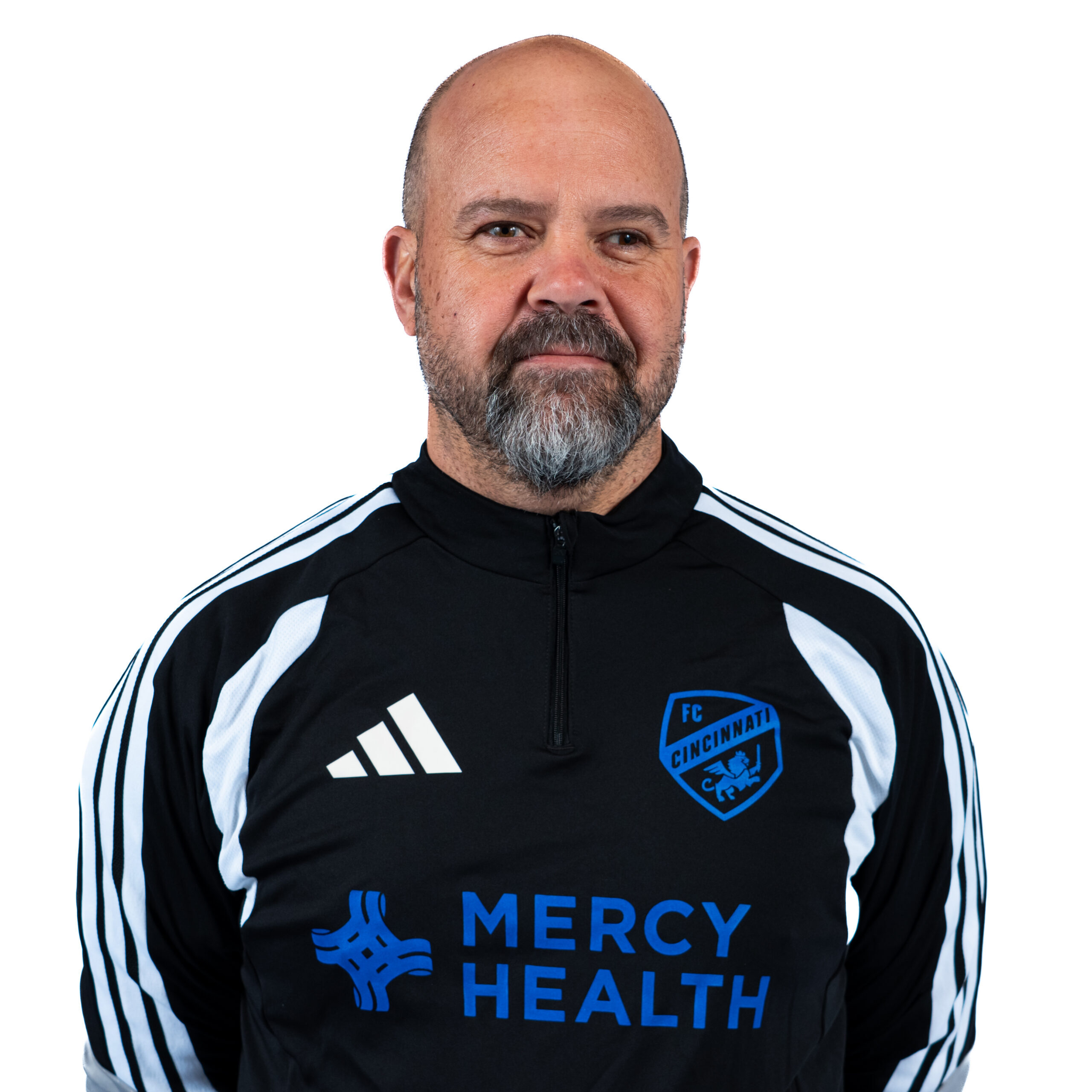 CINCINNATI, OHIO - JANUARY 10: Mental Performance Coach David Da Silva of FC Cincinnati poses for a portrait on January 10, 2026 at TQL Stadium in Cincinnati, Ohio. (FC Cincinnati)